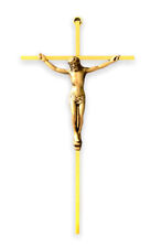 Jeweled Cross Co Crucifix Wall Cross Inri Jesus Of Nazarene 10” Tall Wall Hangin picture