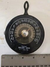 Vintage Metal FRYING PAN Thermometer Cooper Advertising picture