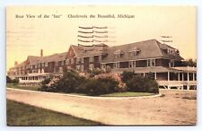 Postcard Rear View The Inn Charlevoix The Beautiful Michigan MI Albertype Co picture