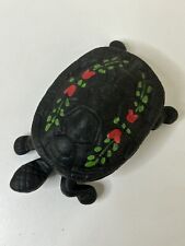 Wilton Products Cast Iron Turtle Fireplace Match Holder Wrightsville Penna 4” picture