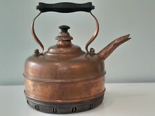 Vtg Simplex Copper Kettle England Rapid Boil Coil Pat. 423201 Tea Whistling picture