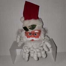 Vintage Christmas Motion Activated Santa Greeter Jingle Bells Wall Door Decor picture