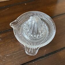 VINTAGE c.1950s clear glass Citrus squeezer juicer, Imperial Candewick “Boopie” picture