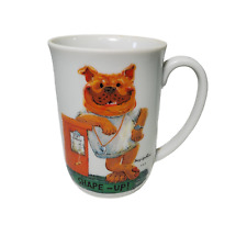 Vintage Suzy's Zoo 1976 Shape-Up 8 oz Porcelain Coffee Tea Mug Cup picture