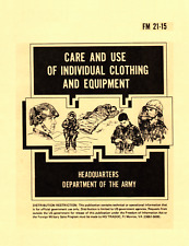78 Page 1985 FM 21-15 CARE AND USE OF INDIVIDUAL CLOTHING & EQUIPMENT On Data CD picture