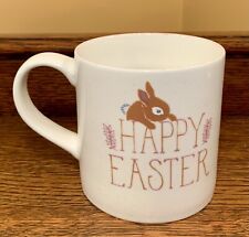 Target Threshold HAPPY EASTER Mug: Brown Bunny •White Speckled • Interior Ridges picture