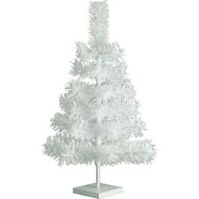 24'' White Christmas Tree White Tinsel Tabletop Wedding Holiday Tree 2FT picture