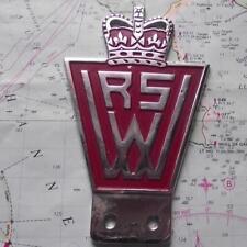 Vintage Chrome Mascot Badge : Womens Royal Voluntary Service WRVS picture