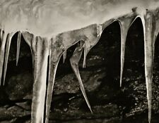 1935/72 ANSEL ADAMS Vintage Icicles Ice Stalagmites Frozen Nature Photo Art 8X10 picture