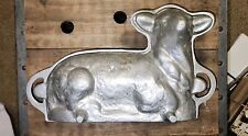 Antique Large Lamb Ice Cream/ Chocolate Candy Mold Sign All Offers Considered  picture
