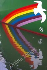 Photo 6x4 Rainbow Warrior Logo Poplar/TQ3780 The symbol of Greenpeace on c2011 picture