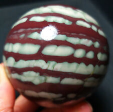 TOP 412G 65mm Natural Polished Purple Jade Agate Crystal Sphere Ball  A774 picture