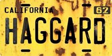 Merle Haggard California 1960's Aluminum CA Weathered License plate picture