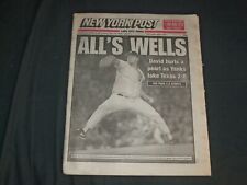 1997 SEPTEMBER 30 NEW YORK POST NEWSPAPER - DAVID WELLS - YANKEES - NP 4108 picture