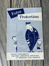 Vintage Extra Protection Massachusetts Mutual Extra Protection Brochure Booklet picture
