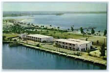 c1960 Bahia Beach Motel Boatel Bahia Beach Dock Port Ruskin Florida FL Postcard picture