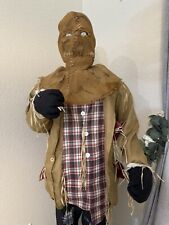 Spirit Halloween Gemmy Animatronic LIFE SIZE Harvester Scarecrow RARE- TESTED picture