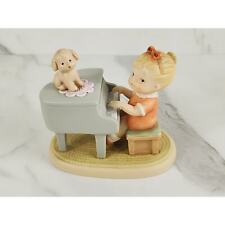 Enesco Girl Playing Piano Why Don't You Sing Along 1991 Memories Of Yesterday picture
