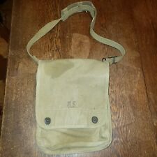WWII US ARMY KADIN 1942 MAP CASE SHOULDER BAG ORIGINAL WW2 WITH STRAP EXC SHAPE picture