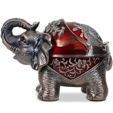 Gusnilo Elephant Ashtray with Lid Windproof Metal Ashtray Outdoor, Indoor Ashtra picture