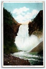 1911 Lower Falls Of The Yellowstone National Park Yellowstone Wyoming Postcard picture