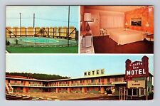 San Simeon CA-California, Castle Inn Motel, Advertising, Vintage Postcard picture