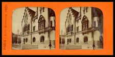Paris, Universal Exhibition, German Pavilion, 1900, day/night stereo picture