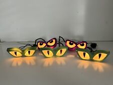 Decorative Outfit Vtg Spooky Eyes String Lights 5 Lights Scooby Doo Halloween picture