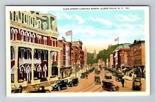 Glens Falls NY-New York, Glen Street Looking North, Antique, Vintage Postcard picture
