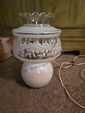Vintage Pink Opalescent Table Lamp picture