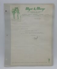 Vintage WRIGLEY'S Myrt & Marge Radio Department Letter 1932 picture