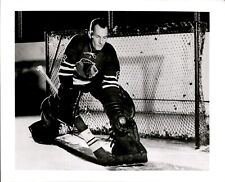 PF19 Original Photo AL ROLLINS 1952-57 CHICAGO BLACKHAWKS NHL ICE HOCKEY GOALIE picture