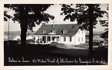 Postcard: Sainte-Anne-de-Beaupré, Québec, Canada: Baker's Inn RPPC c1950s picture