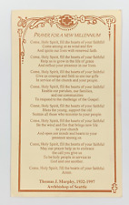 Prayer For a New Millennium Prayer Card St Andrews Catholic Boulder City Nevada picture