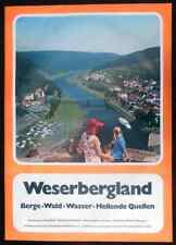Original Poster Germany Weserbergland River Bridge View picture