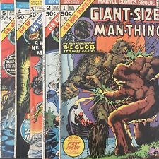 Giant-Size Man-Thing #1 2 3 4 5 Marvel Lot Of 5 Comics Complete Series Full Set picture