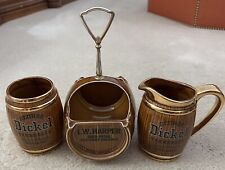 George Dickel Tennesse Sour Mash Whiskey  3 Piece Bar Set - I.W. Harper picture