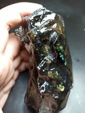 310 gram fossil wood opal big size rare item long 95 mm picture