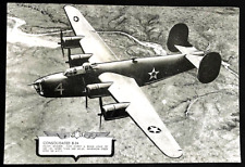 Navy Airplane Original 1940s 5x7 Photo Picture Card Military Plane B24 BOMBER picture