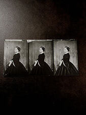 Historical tintype reproduction triptych of Mary Todd Lincoln   C587SP picture