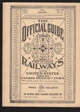 NMRA Bulletin The Official Guide Standard of the model Railways Jan 1974 Book mm picture