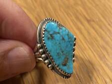 Mark Chee Navajo Turquoise Ring US9.0SIZE NAVAJO Indian Jelly picture