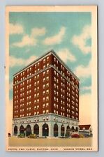 Dayton OH-Ohio, Hotel Van Cleve, Advertising, Antique Vintage Souvenir Postcard picture