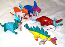 Lot of 5 ANKYO Dinosaur Birthday toys Cake toppers or take home gifts NEW w/tags picture