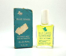 Vtg Elizabeth Arden Blue Grass Flower Mist Eau De Toilette Perfume W/Box .5oz picture