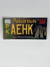 Arkansas License Plate Vanity Tag Sign Razorback State Park Cabin Forrest AEHK picture