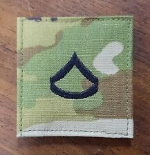 US Army OCP Rank E-3 PFC Patch w/ Hook Fastener Uniform Ready Made in USA picture