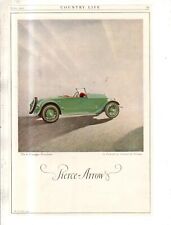 1921 Pierce Arrow 2 Passenger Runabout Original ad from Country Life - picture