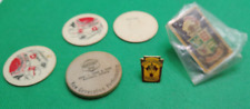 Brownsea Little League Baseball Seeds milk caps pins wooden nickel vintage lot 6 picture
