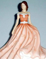 Royal Doulton EMILY Pretty Ladies Figurine in Peach Gown 2019 HN5927 LTD EDT NEW picture